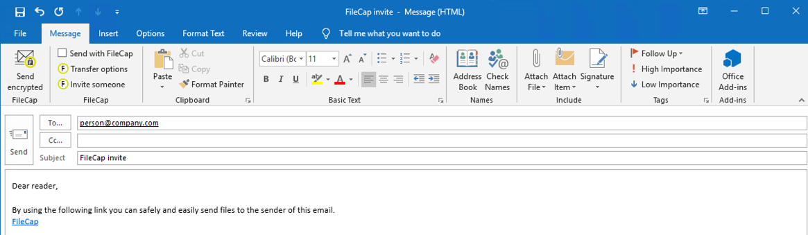 Using the FileCap Outlook Plugin | FileCap