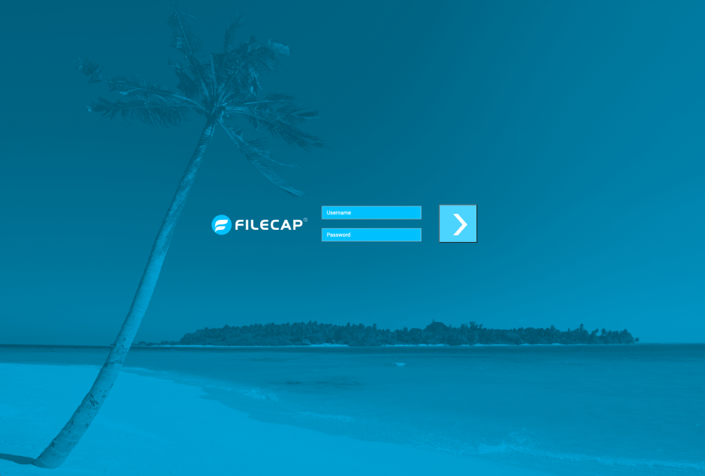 Logging in/out the FileCap administration portal | FileCap V5 Legacy On ...